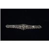 Image 2 : 18K ANTIQUE DIAMOND BROOCH (4.8 GTW)