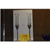 Image 1 : PAIR VERA WANG LOVE KNOTS TOASTING FLUTES W/BOX (PAIR)