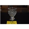 Image 1 : LALIQUE VASE, ERMENONVILLE SWIRL PATTERN (5 3/4")