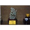 Image 1 : CHINESE SERPENTINE JADE SCULPTURE (DOES NOT INCLUDE STAND)