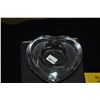 Image 2 : ORREFORS CRYSTAL HEART CANDLE HOLDER W/BOX