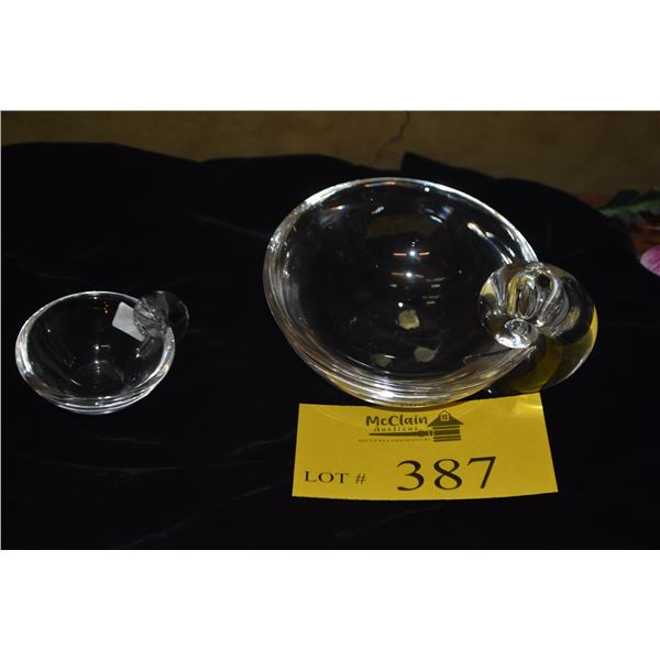 VINTAGE STEUBEN BOWLS (2 PCS)