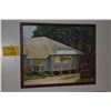 Image 1 : KOA FRAMED OIL PAINTING, GYP JOINT, WAIMANALO, OAHU; SIGNED KIYOKO SULT (21 3/4" X 17 1/2")