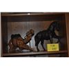 Image 1 : HORSE & CAMEL FIGURES (2 PCS)