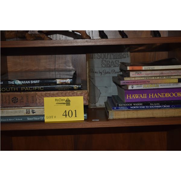 COLLECTION OF BOOKS ON HAWAII (17 PCS)