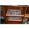 Image 1 : 2 TRAYS OF NATURAL MINERAL SPECIMENS (2 TRAYS INCLUDED)