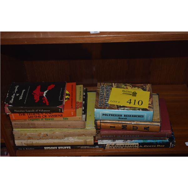 COLLECTION OF BOOKS ON HAWAII (13 PCS)