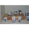 Image 3 : COLLECTION OF PORCELAIN JINGDEZHEN CUPS (10 PCS)
