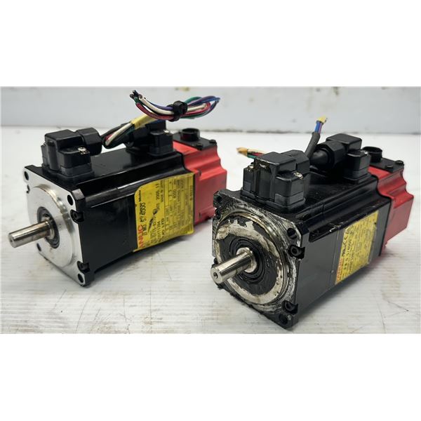 (2) Fanuc #A06B-0115-B275 AC Servo Motors