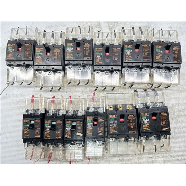 Lot of Misc. Fuji Circuit Breakers