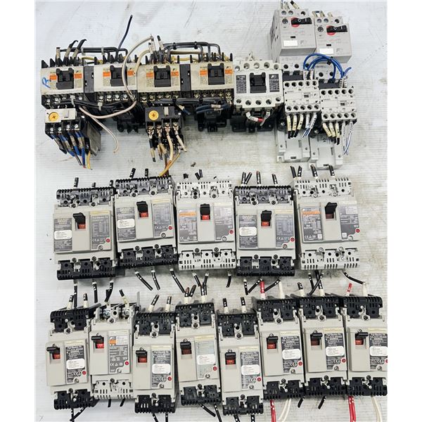 Lot of Misc. Fuji Circuit Breakers & Contactors