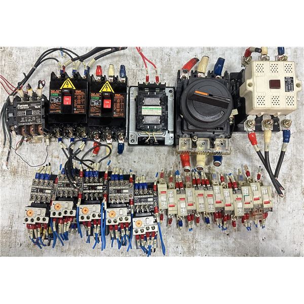 Lot of Misc. Fuji Circuit Breakers & Contactors