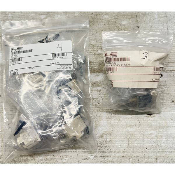 Lot of (7) Misc. Aviation Toggle Switches