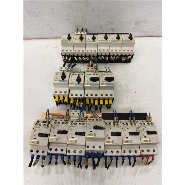 Lot of Siemens Motor Starters & Circuit Breakers