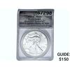Image 1 : 2016 Silver Eagle ANACS MS70 Shop CSNtv Exclusive