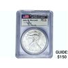 Image 1 : 2013 Silver Eagle PCGS MS69 John. M. Mercanti