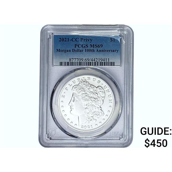 2021-CC Privy Morgan Silver Dollar PCGS MS69