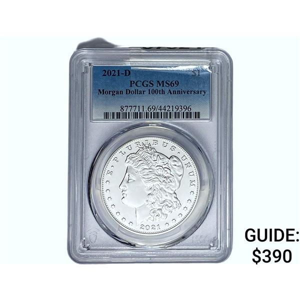 2021-D Morgan Silver Dollar PCGS MS69