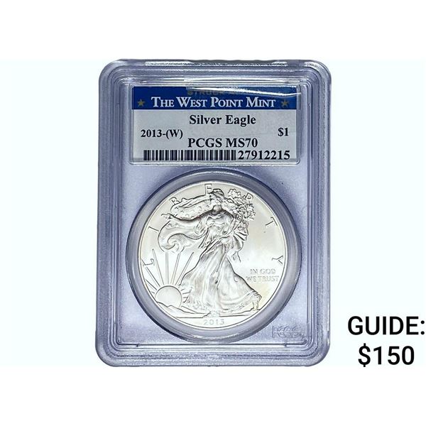 2013[W] Silver Eagle PCGS MS70