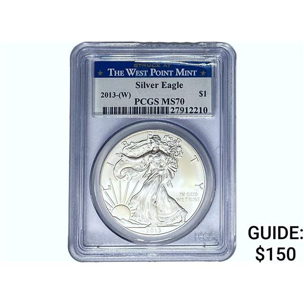 2013[W] Silver Eagle PCGS MS70