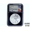 Image 1 : 2018 Silver Eagle NGC MS70 1st Day of Issue