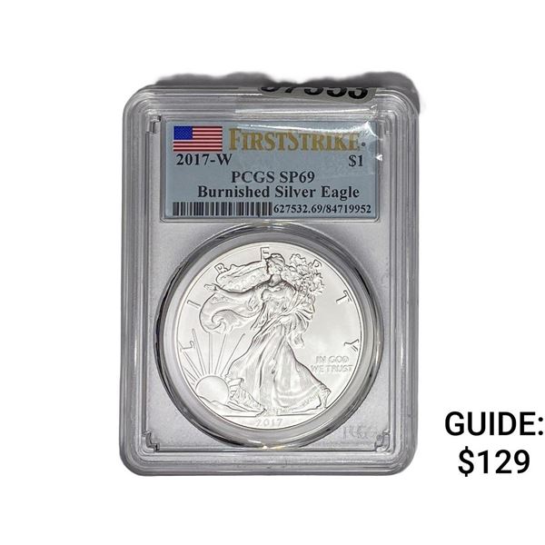 2017-W Silver Eagle PCGS SP69 Burnished