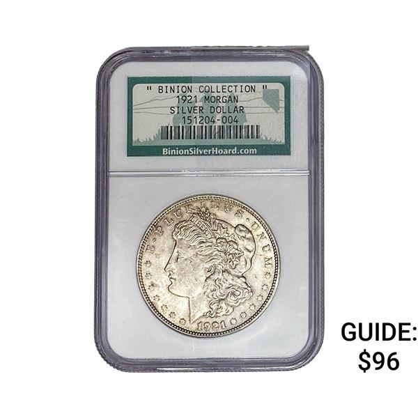 1921 Morgan Silver Dollar NGC