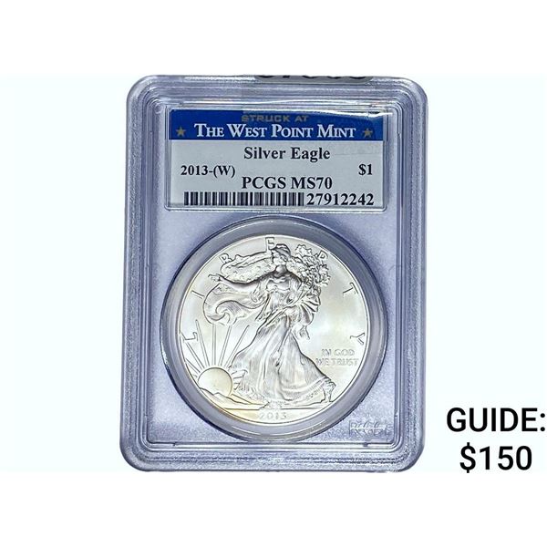 2013-W Silver Eagle PCGS MS70
