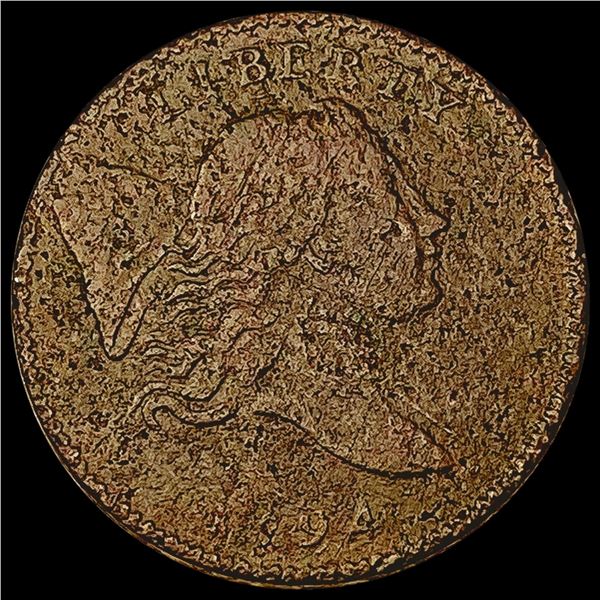 1794 Liberty Cap Half Cent NICELY CIRCULATED