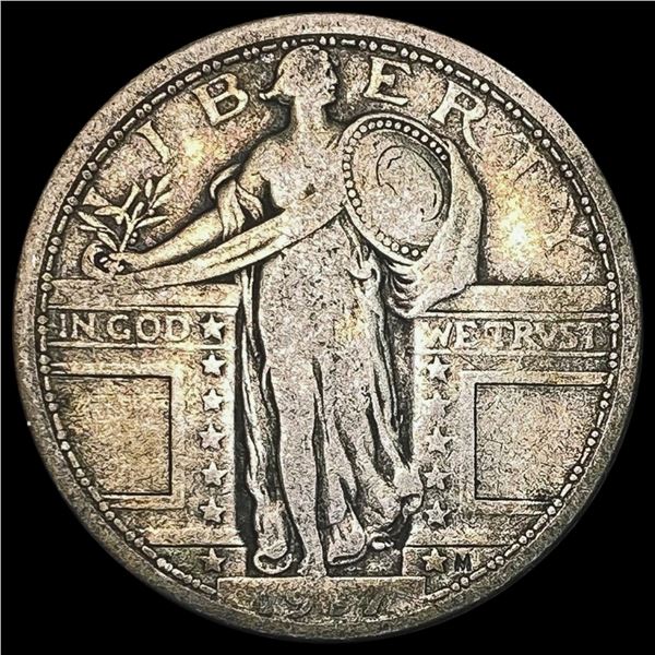 1917 T1 Standing Liberty Quarter NICELY CIRCULATED