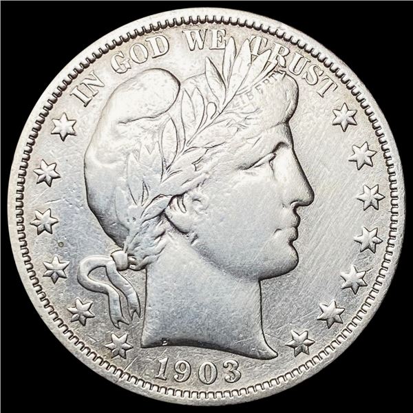 1903-S Barber Half Dollar LIGHTLY CIRCULATED