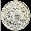 Image 2 : 1853 Arrows/Rays Seated Liberty Quarter  CLOSELY UNCIRCULATED
