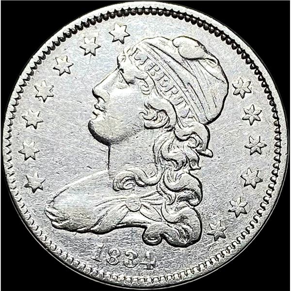 1834 Capped Bust Quarter CLOSELY UNCIRCULATED