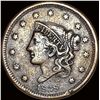 Image 1 : 1838 Coronet Head Large Cent LIGHTLY  CIRCULATED