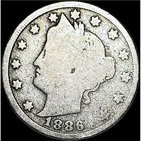 1886 Liberty Head Nickel NICELY CIRCULATED