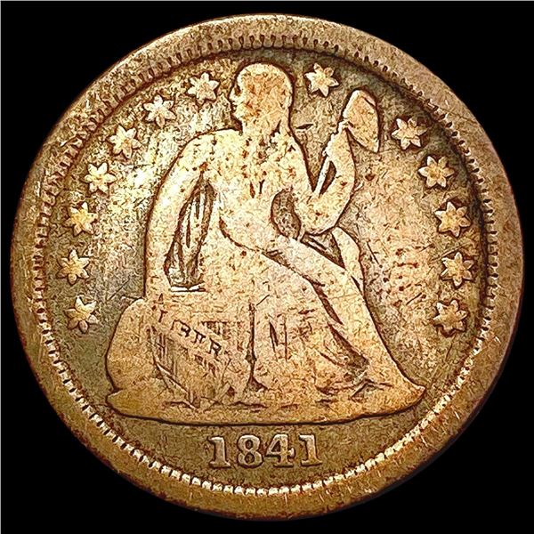 1841-O Seated Liberty Dime NICELY CIRCULATED