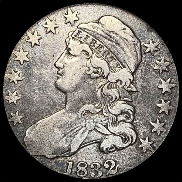 1832 Capped Bust Silver Half Dollar LIGHTLY  CIRCULATED