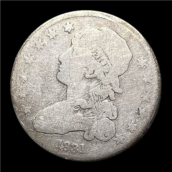 1831 Capped Bust Silver Quarter NICELY  CIRCULATED