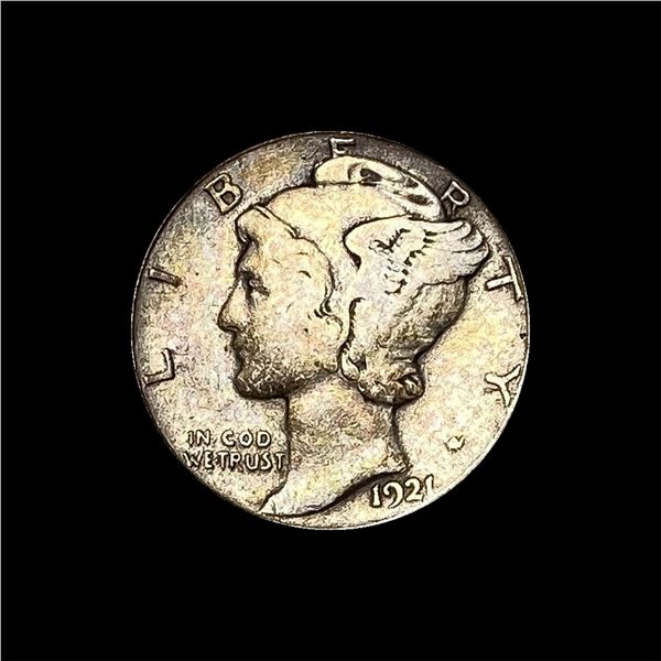 1921 Silver Mercury Dime LIGHTLY CIRCULATED