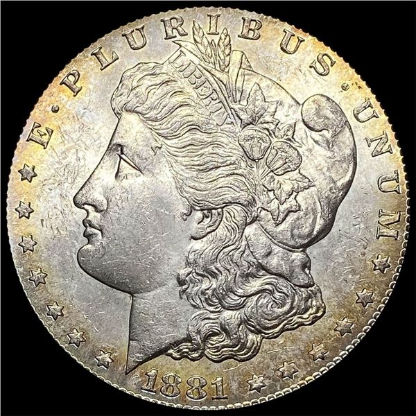 1881-S Silver Morgan Dollar CHOICE BU