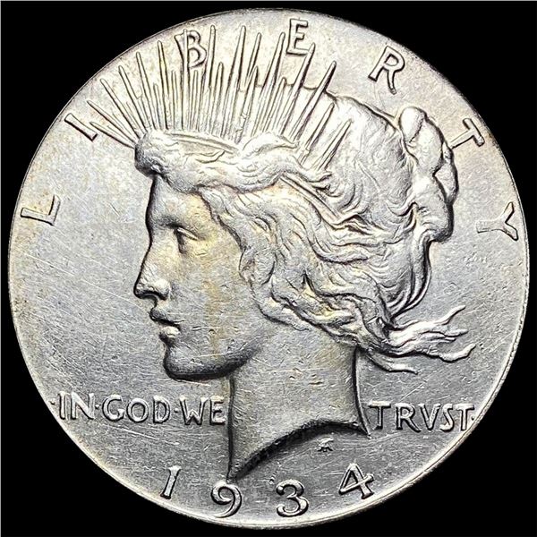 1934-S Silver Peace Dollar CLOSELY  UNCIRCULATED