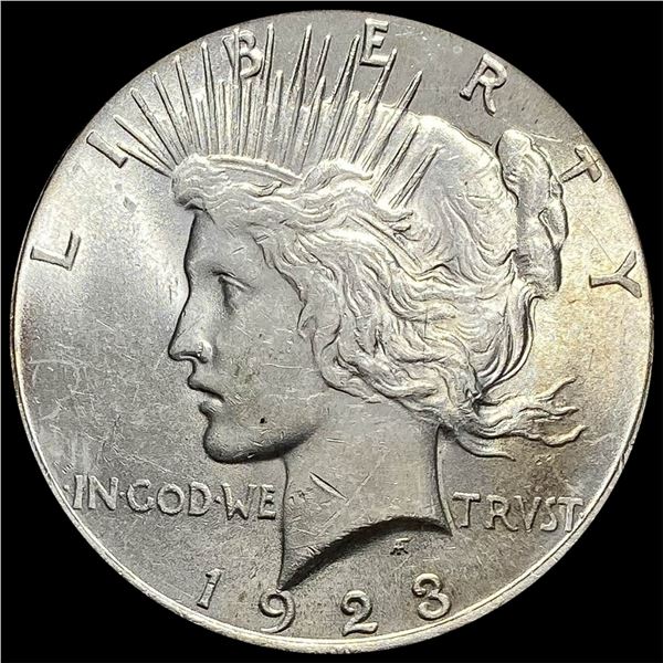 1923 Silver Peace Dollar GEM BU
