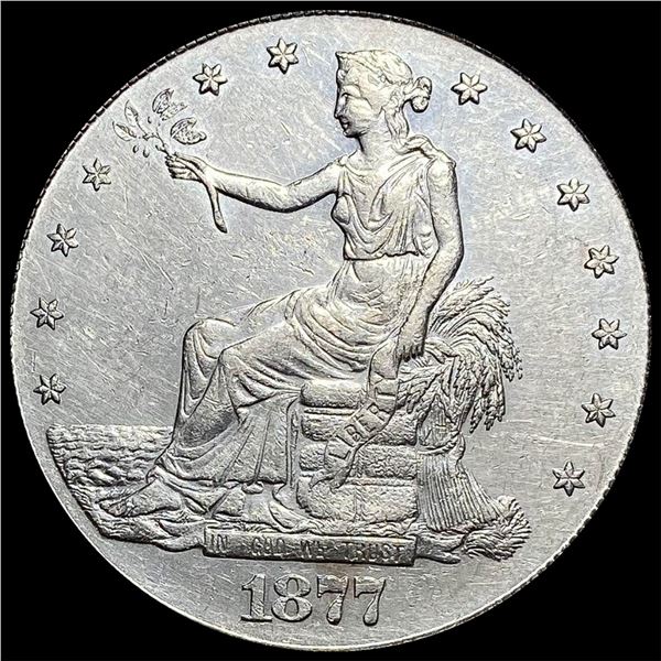 1877-S Silver Trade Dollar CLOSELY  UNCIRCULATED