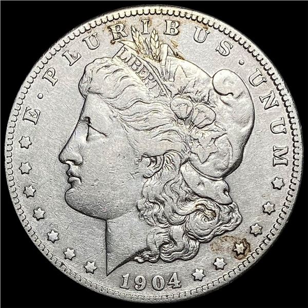 1904-S Silver Morgan Dollar NEARLY  UNCIRCULATED