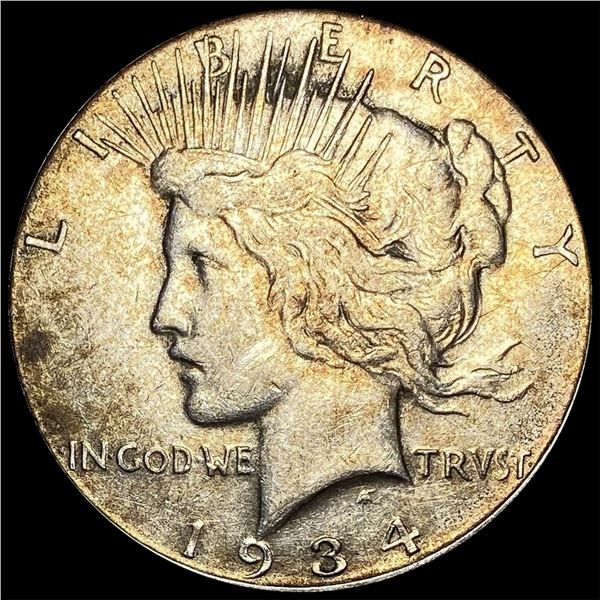 1934-D Peace Silver Dollar CLOSELY  UNCIRCULATED