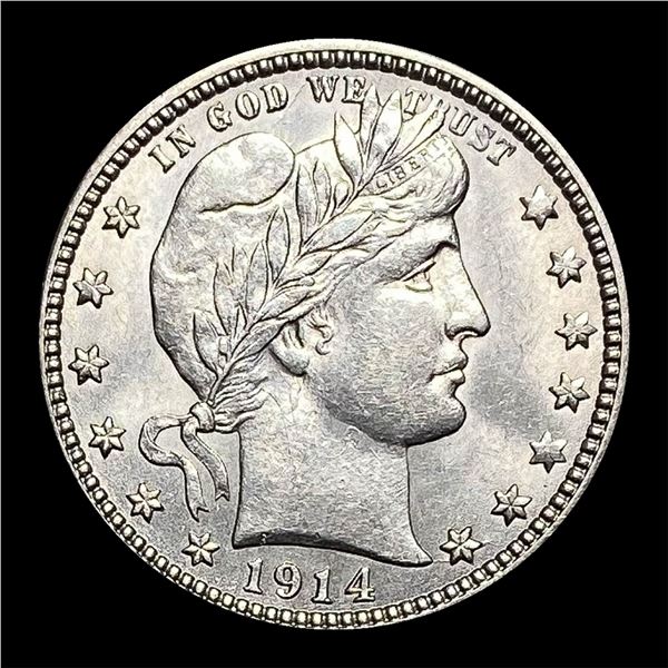 1914 Barber Silver Quarter UNCIRCULATED