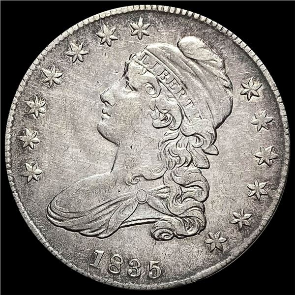 1835 Capped Bust Half Dollar CLOSELY  UNCIRCULATED