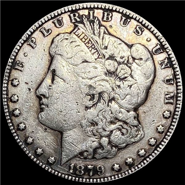 1879-S Rev 78 Silver Morgan Dollar NEARLY  UNCIRCULATED