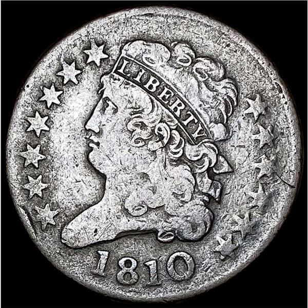 1810 Classic Head Half Cent LIGHTLY  CIRCULATED