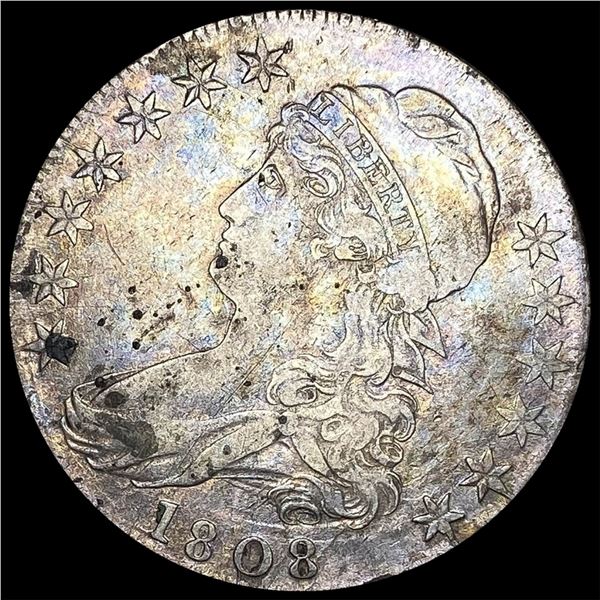 1808 Capped Bust Half Dollar NICELY  CIRCULATED